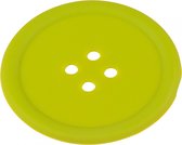 Cuisine Elegance Onderzetters 9 Cm Siliconen Groen 4 Stuks