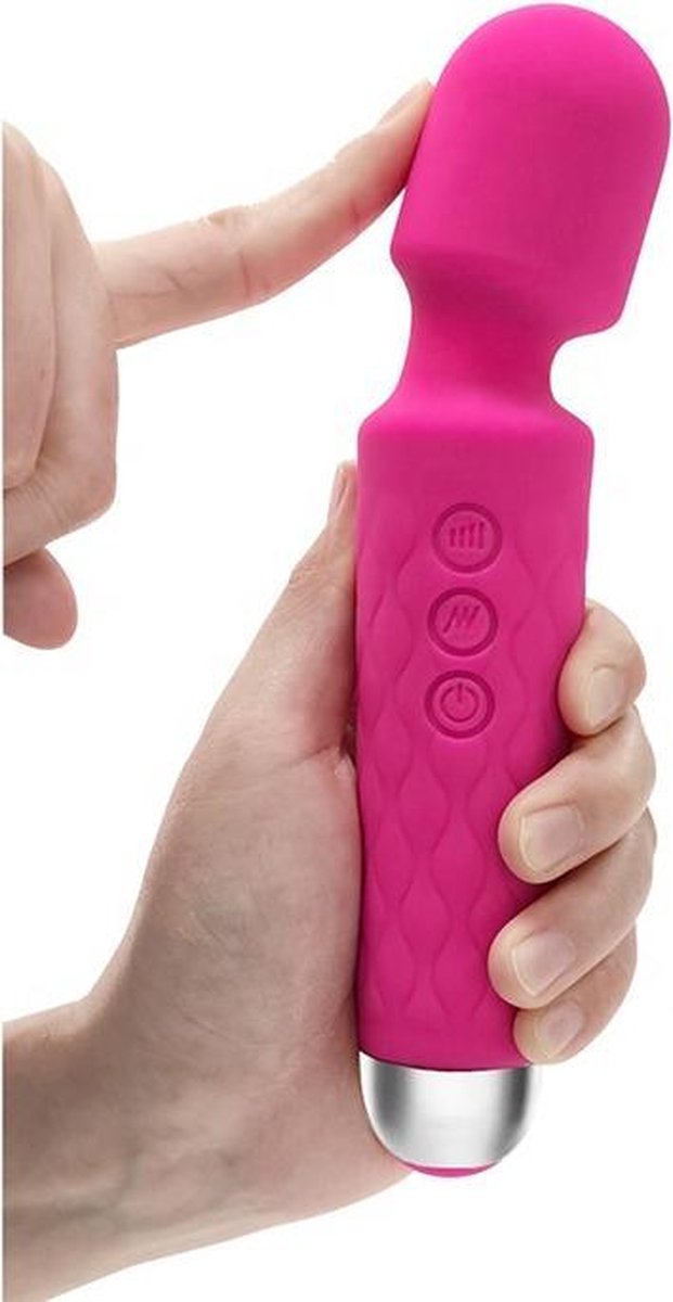 Magic Wand Vibrator - Vrouwen en Koppels - 20 cm - 20 standen - roze
