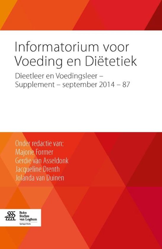 Informatorium voor voeding en diëtetiek supplement 87 - cover