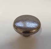 Meubelknop Jaya - Gietijzer- antiek verzilverd - diameter 40mm - per 2 stuks verpakt