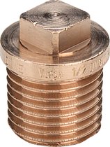 Viega plug 1 2 met vierkant brons