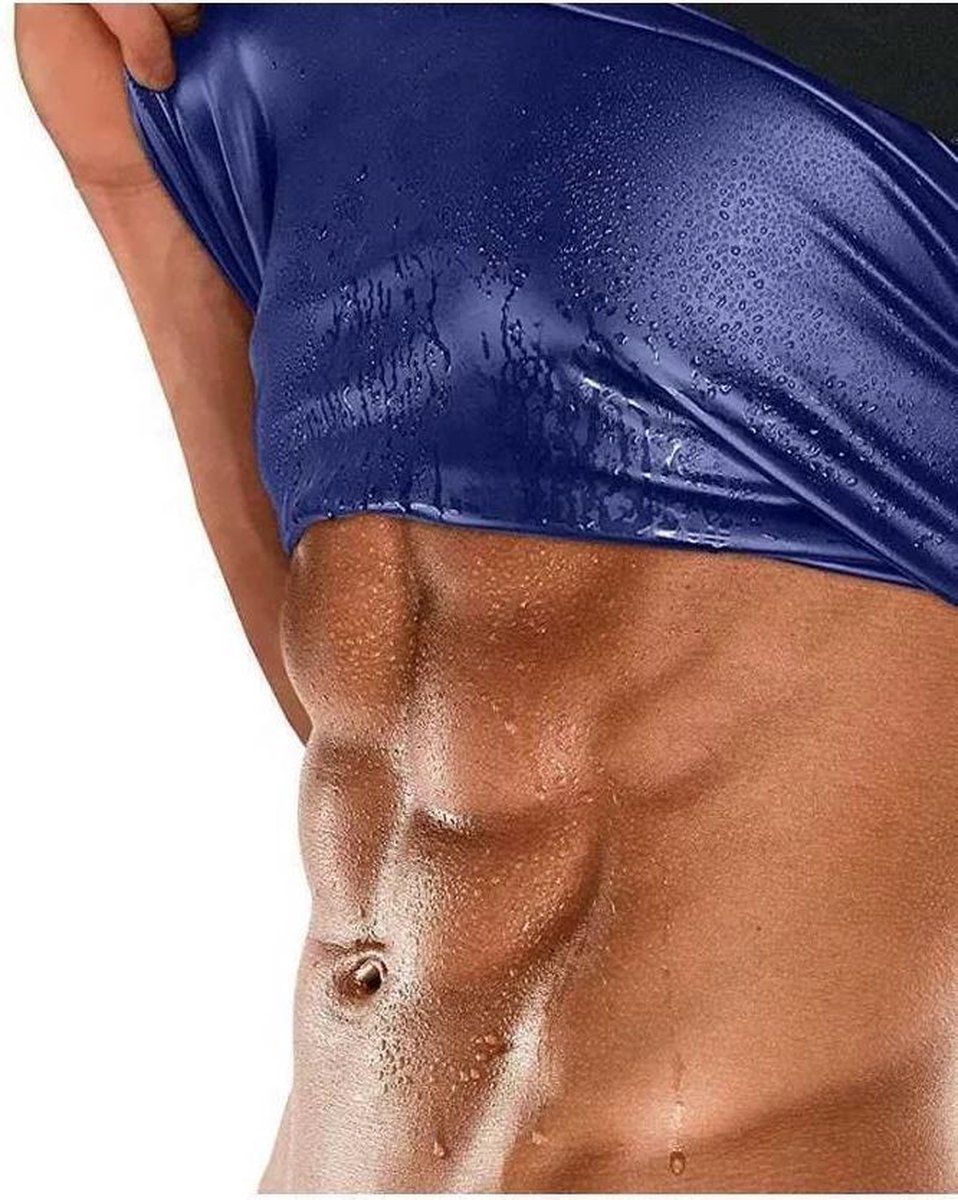 Sweat Body Shaper Workout Tanktop L/XL - heren - zwart