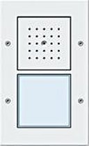 Gira AUDIO 1-voudig opbouw deurstation met infoschild 1x call knop, busSysteem, wit