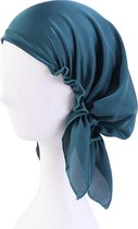 Cabantis Fashion Hoofddeksel|Hoofddoek|Hijab|Islamitisch|Tulband|Muts|Polyester|Petrol