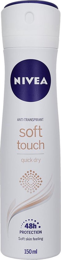 Nivea Deodorant - Soft Touch - 6 x 150 ml - Voordeelverpakking | bol