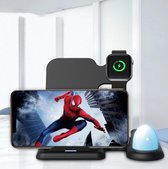 4-in-1 Apple dockingstation | iPhone | Apple Watch | Apple Earbuds | Draadloos opladen | Fast charging
