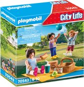 PLAYMOBIL City Life Maman et enfants avec pique-nique - 70543