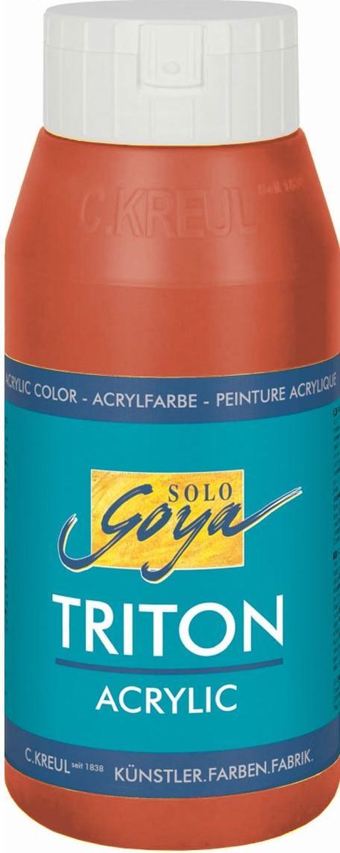 Solo Goya TRITON - Vermiljoenrood Acrylverf – 750ml