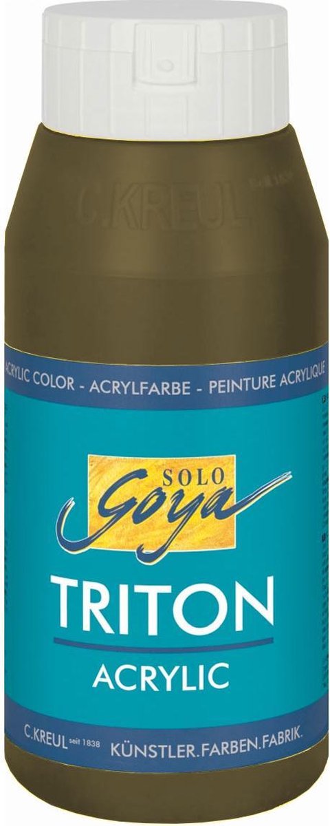 Solo Goya TRITON - Omber Groen Acrylverf – 750ml