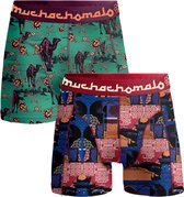 Muchachomalo 2-pack onderbroeken mannen - Elastisch katoen - Zachte waistband - Ademende stof - Arabic beauty