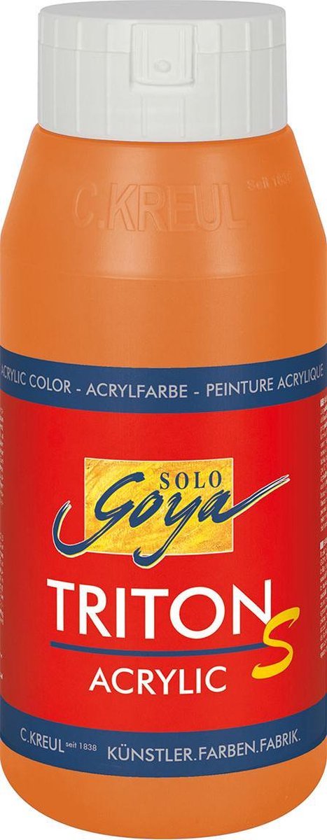Solo Goya TRITON S - Echtoranje Hoogbriljante Acrylverf – 750ml