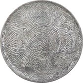 Beliani KITNOS - Decoratieve schaal - zilver - metaal