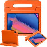 Hoes Geschikt voor Samsung Galaxy Tab A 8.0 (2019) Hoes Kinder Hoesje Kids Case Cover Kidsproof - Hoesje Geschikt voor Samsung Tab A 8.0 (2019) Hoesje Kinder Hoesje - Oranje