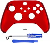 Controller Behuizing Shell - Xbox Draadloze Controller – Series X & S - Chrome Rood