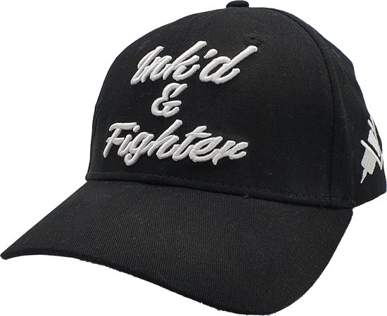 Lauren Rose - Inked & Fighter - Snapback Pet - Kickboksen - MMA - One Size - Zwart