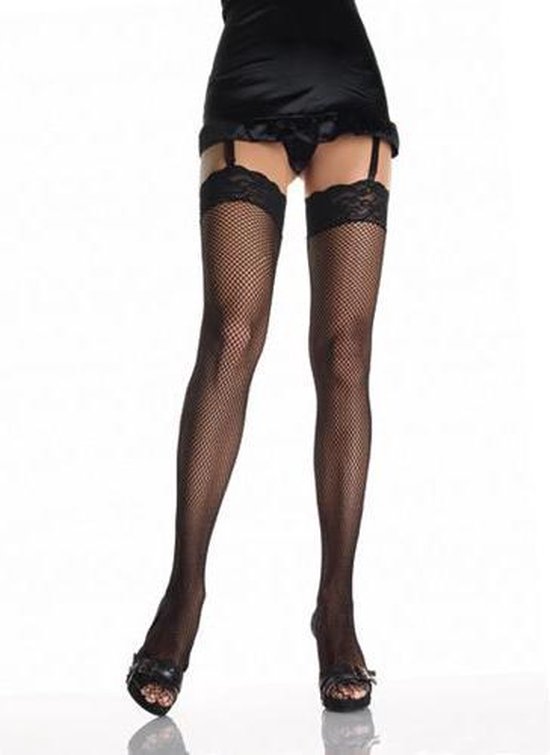 Leg Avenue Bas Résille Noir