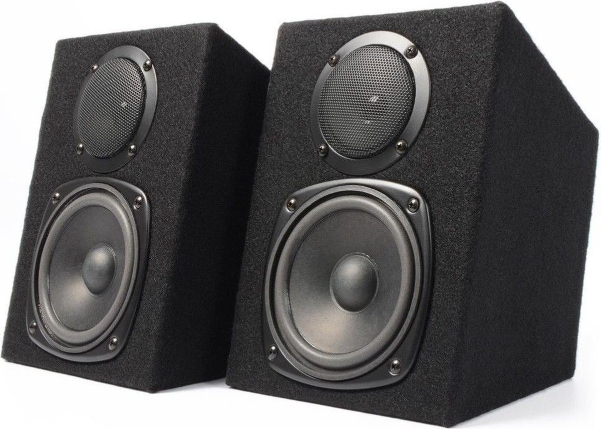 Monitor speakers Fenton DMS40 DJ speakers 200W Set van 2 stuks Zwart