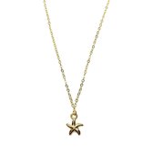 Zeester ketting - Goud - 40 cm