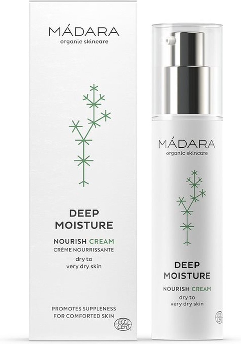 Goedkoopste MÁDARA Deep Moisture Cream 50ml - hyaluronzuur - vitamine c en e