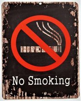 2D bord "No Smoking" 25x20cm