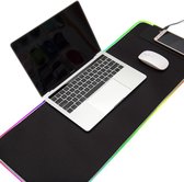 Gaming Muismat XXL- Met Draadloze Oplader - RGB LED Verlichting - Anti-Slip