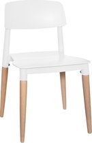 Atmosphera Design Kinderstoel - Wit - H 52 cm - Hout