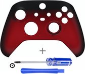 Controller Behuizing Shell - Xbox Draadloze Controller – Series X & S - Gradient Soft Touch Zwart Rood