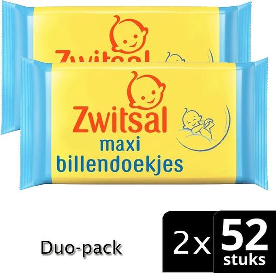 bedrag automaat Accor Duo Pack: 2x Zwitsal Maxi Billendoekjes - 52 stuks (8712561837668) | bol.com