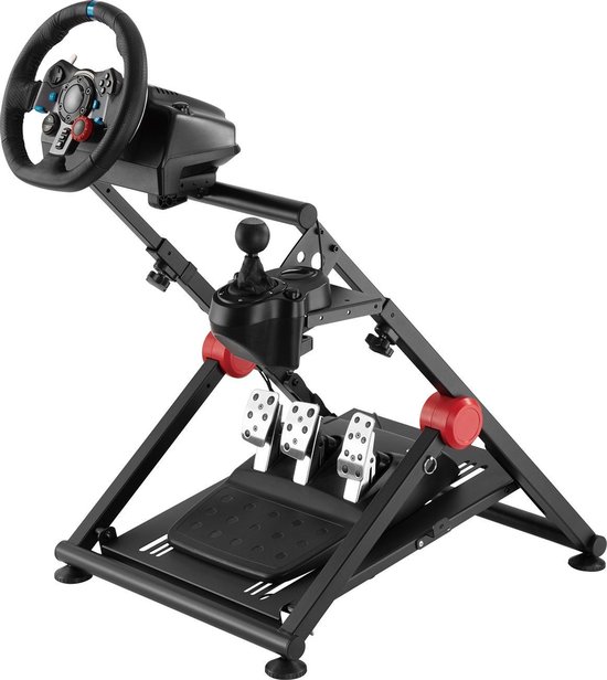 NanoRS - RS155 - Opvouwbare stuurstandaard - Racesimulator - Gamingstuurwielstandaard tot 20 kg - Gaming racestuurstandaard van NanoRS — afbeelding 4