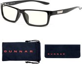 GUNNAR Gaming- en Computerbril - Riot, Onyx Frame, Clear Tint - Blauw Licht Bril, Beeldschermbril, Blue Light Glasses, Leesbril, UV Filter