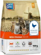 6x CaroCroc Kattenvoer 33/19 Kip 400 gr