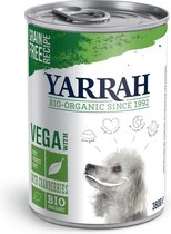 Yarrah dog blik vegetarische brokjes in saus met cranberry