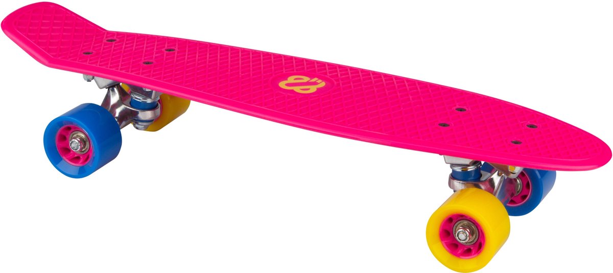 Nijdam FlipGrip Skateboard - Punky Power - Fuchsia — afbeelding 3