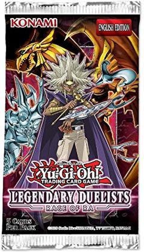 TCG Yu-Gi-Oh! Legendary Duelists Rage Of Ra Unlimited Reprint Booster Pack YU-GI-OH