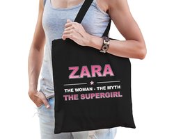 Naam cadeau Zara - The woman, The myth the supergirl katoenen tas -  Boodschappentas... | bol.com
