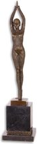 Starfish - Bronzen beeld - Dame op sokkel - 48,6 cm hoog