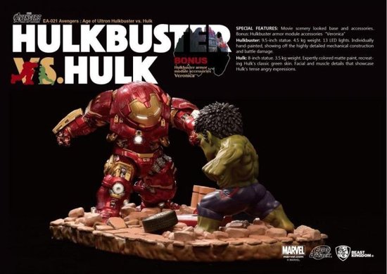 Egg Attack Action EA-021 - Avengers Age of Ultron - Hulkbuster vs Hulk