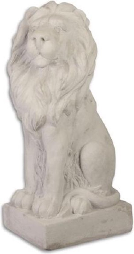 Zittende leeuw - Beeld - Resin kunsthars - 75 cm hoog