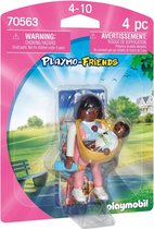 PLAYMOBIL Playmo-Friends Mama met draagzak - 70563
