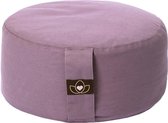 Coussin de méditation éco lavande rond - Lotus | Coussin de yoga