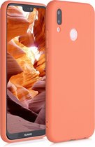 kwmobile telefoonhoesje voor Huawei P20 Lite - Hoesje voor smartphone - Back cover in zomers oranje