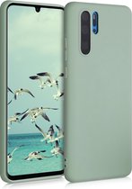 kwmobile telefoonhoesje voor Huawei P30 Pro - Hoesje voor smartphone - Back cover in grijsgroen