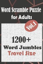 Word Scramble Puzzle for Adults - Travel Size