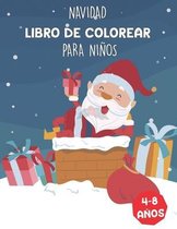 Navidad Libro de Colorear Para Ninos 4-8 Anos