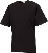 Russell Heren Zwaargewicht T-Shirt (Zwart)
