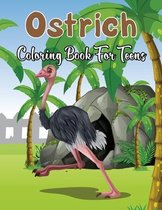 Ostrich Coloring Book for Teens