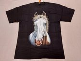 Rock Eagle Shirt: Wit Paard (Large)