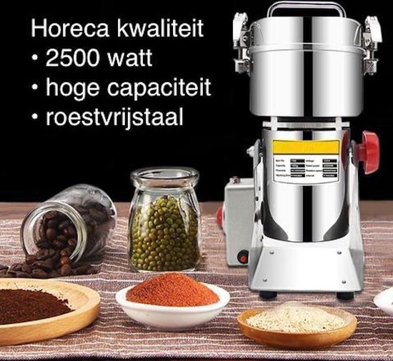 Moulin à épices professionnel - Robot culinaire - Acier inoxydable - 2500W  - 700... | bol