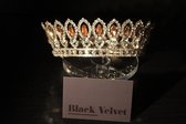 Mooie tiara, kroon, bruid, prinses, haaraccessoire, luxe diadeem, Haarpin, bloemen, haarpin, strass, koningin, maangodin, godin