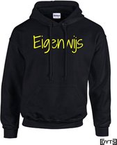 Hoodie | Karakter | Eigenwijs | 02 - XL, fluor yellow